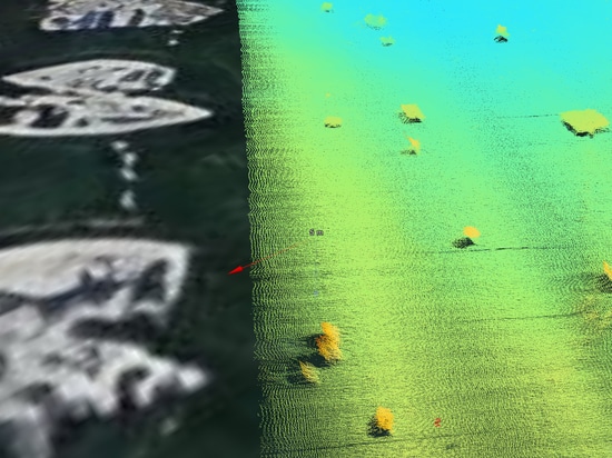 FALLSTUDIE MULTIBEAM ECHOSOUNDER integriert in SB 100 PRO USV für Inspektionen und Bathymetrie