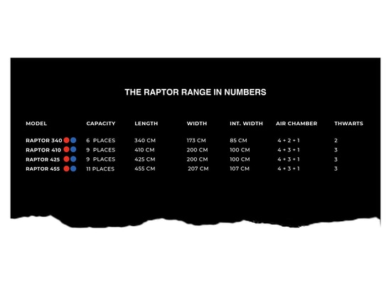 DIE RAPTOR-REIHE IN WENIGEN ZAHLEN