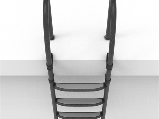 Abnehmbare Carbon-Leiter Breite 600 mm