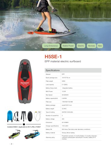 Havospark electric surfboard
