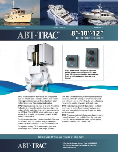 ABT-TRAC 24 Volt DC Thruster