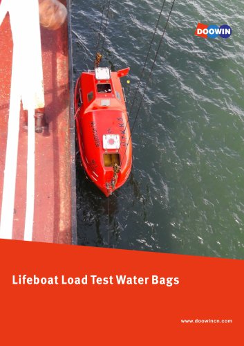 Lifeboat Load Test Water Bags