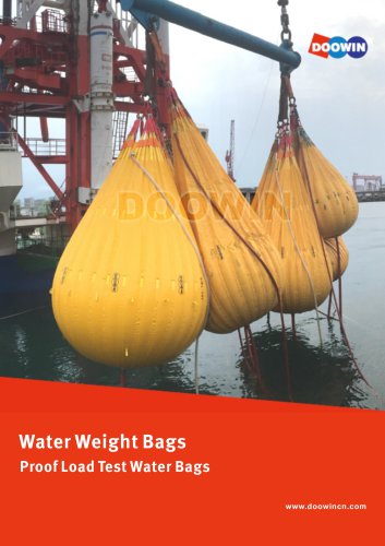 Water Filled Proof Load Test Water Weight Bags