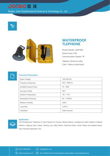 waterproof telephone