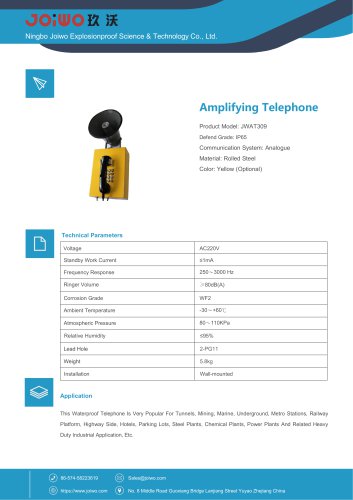 weather-resistance IP66 telephone