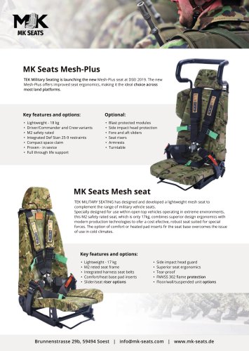 MK Seats Mesh-Plus