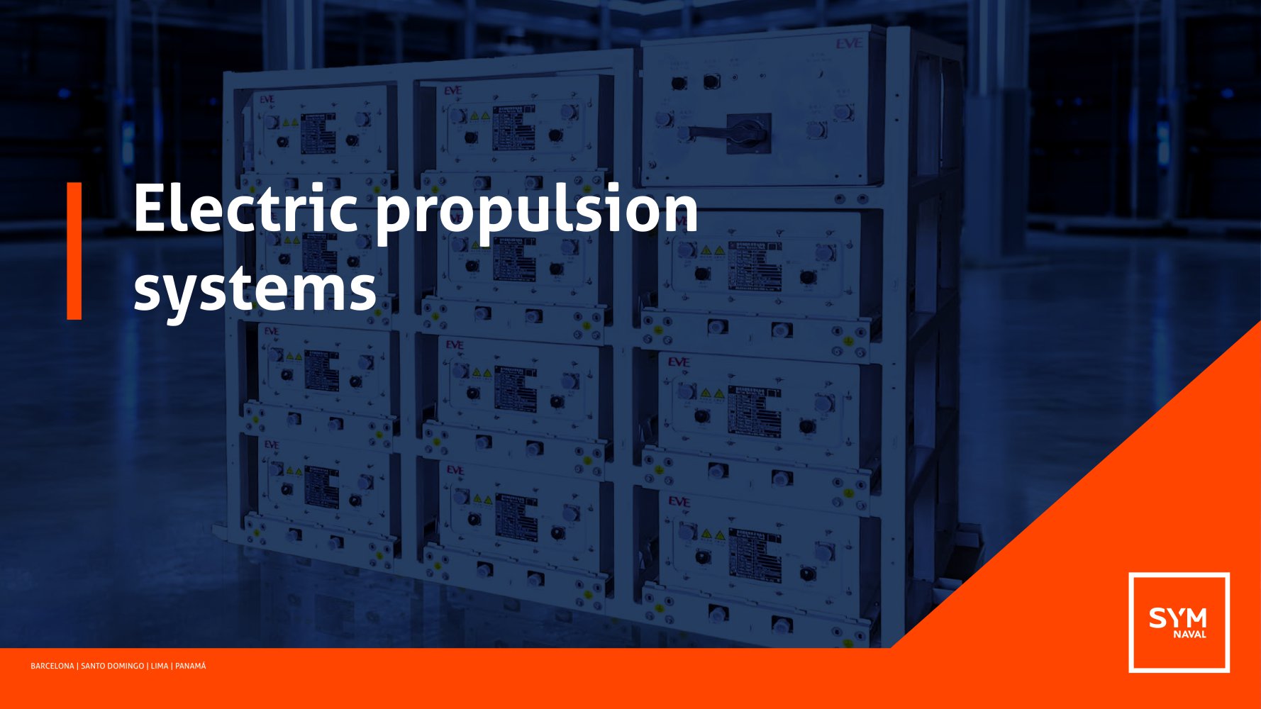 Electric propulsion systems - SYM NAVAL