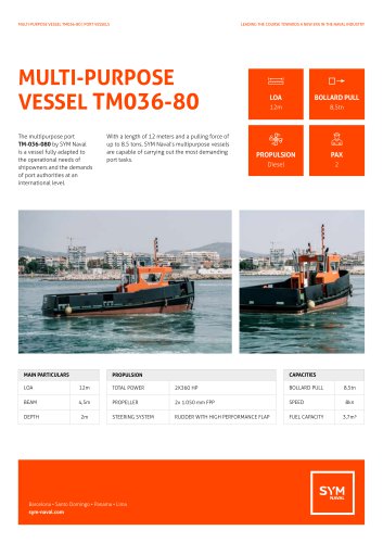MULTIPURPOSE HARBOUR VESSEL