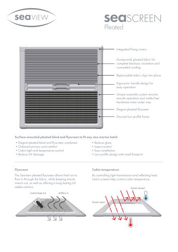 SEASCREEN Pleated