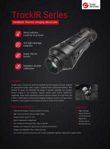 Guide TrackIR 35 Handheld Thermal Imaging Monocular