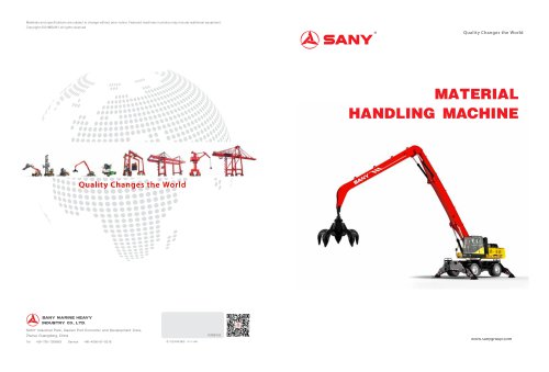 SANY material handler SMHW30