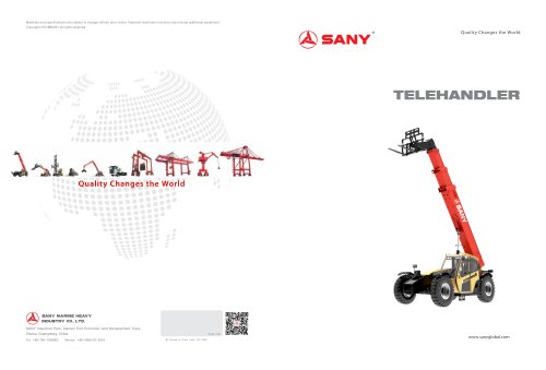 SANY telehandler STH1056A