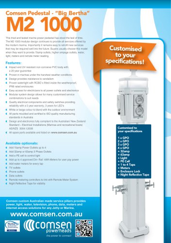 Comsen Pedestal - “Big Bertha” M2 1000