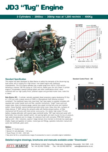 Traditional 'Tug' engine JD3