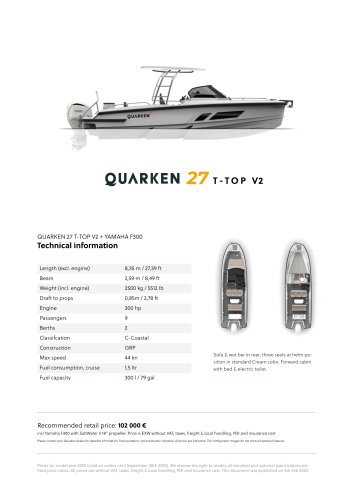 Quarken 27 T-Top V2