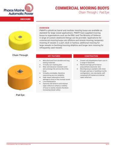 COMMERCIAL MOORING BUOYS