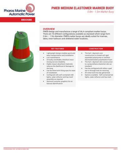 PMEB MEDIUM ELASTOMER MARKER BUOY