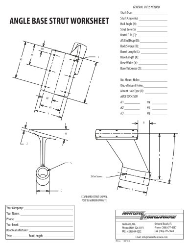 Angle Strut