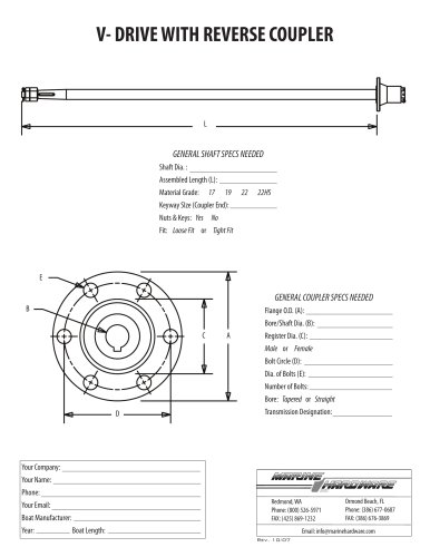 V-Drive Reverse Coupler
