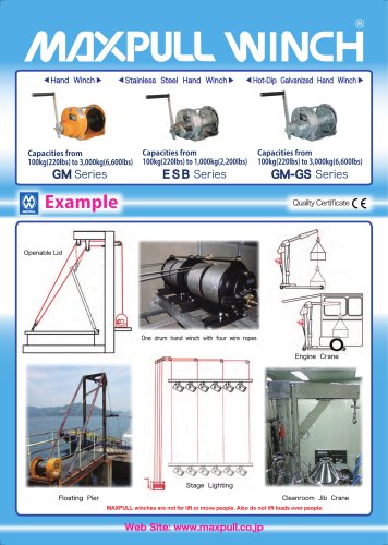 Maxpull Winch example 1