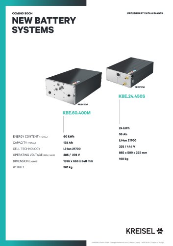 NEW Battery Systems