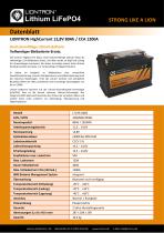 LIONTRON HighCurrent 12,8V 80Ah / CCA 1200A - 1