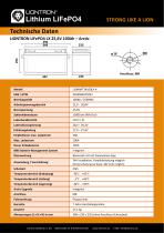 LIONTRON LiFePO4 Smart BMS 25,6V 100Ah Arctic - 2