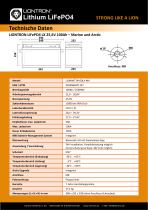 LIONTRON LiFePO4 Smart BMS 25,6V 100Ah Marine und Arctic - 2