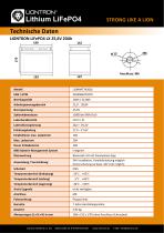 LIONTRON LiFePO4 Smart BMS 25,6V 20Ah - 2