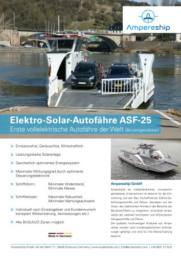 Elektro-Solar-Autof&auml;hre ASF-25