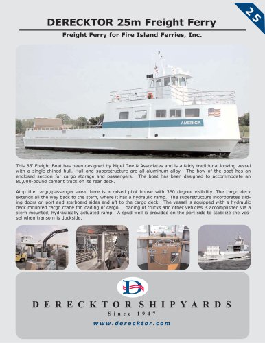 DERECKTOR 25m Freight Ferry