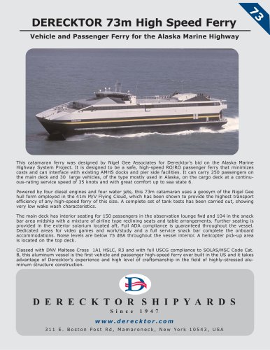 DERECKTOR 73m High Speed Ferry