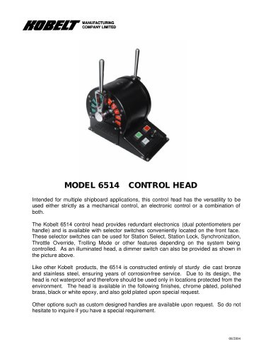 6514 - Product Spec Sheet