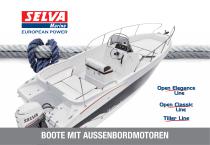 Boote mit AußEnbordmotoren Kataloge Open Elegance Line, Open Classic Line, Tiller Line - 1