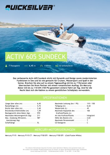 ACTIV 605 SUNDECK