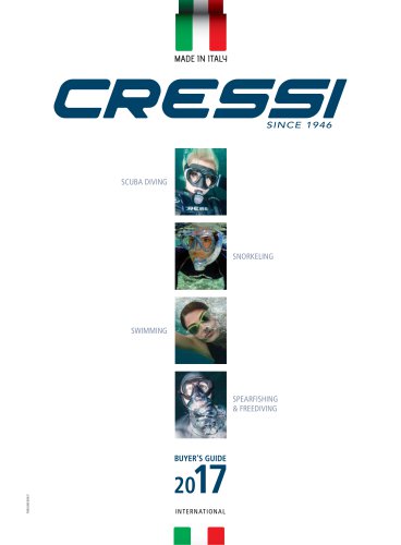 CRESSI Catalogue 2017