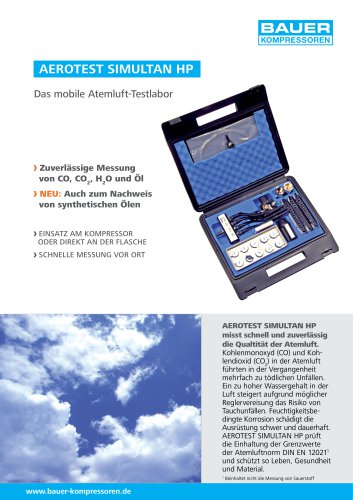 AEROTEST SIMULTAN HP ? Das mobile Atemluft-Testlabor