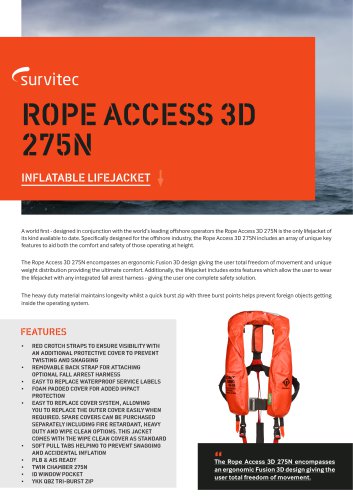 ROPE ACCESS 3D 275N