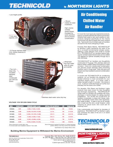 Technicold: air conditioning, chilled water air handler