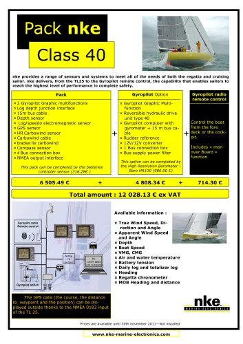 Pack Class40 nke 2011