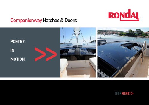 Companionway hatches