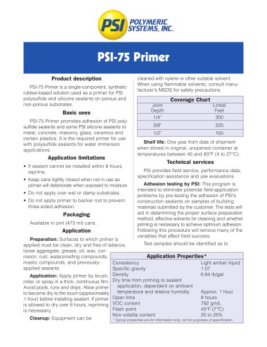 PSI-75 Primer (1023-0510)