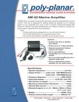 ME-52 Marine Amplifier