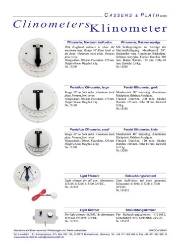 Clinometer