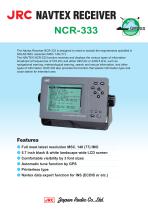 NAVTEX RECEIVER for GMDSS NCR-333