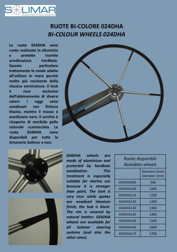 SOLIMAR anodized alu double spoke wheels