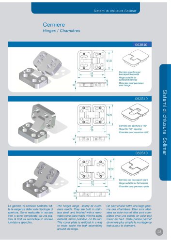 SOLIMAR Hinges