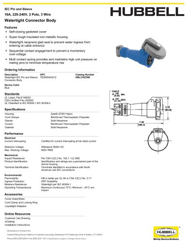 HBL316C6W