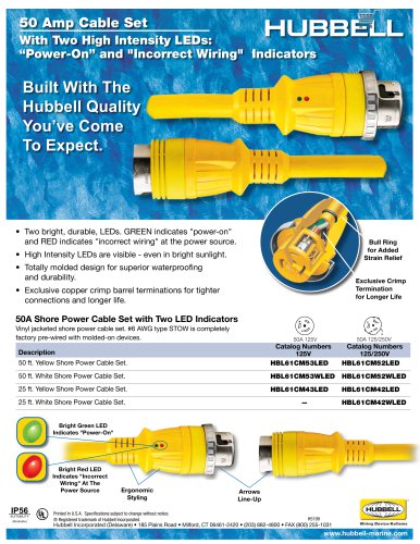 Marine LED Cable Sets