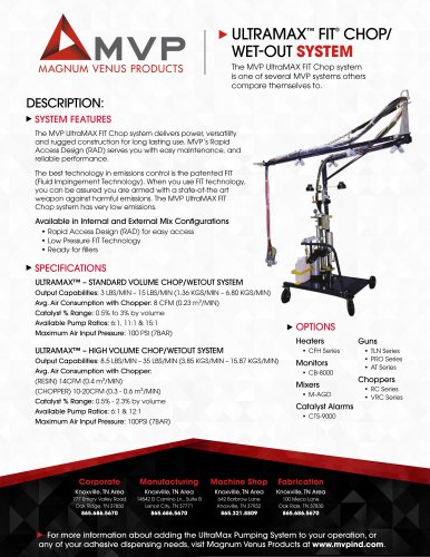 ULTRAMAX FIT&reg; CHOP/ WET-OUT SYSTEM